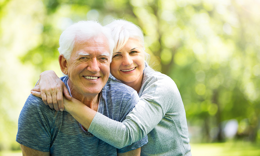 Elderly couple